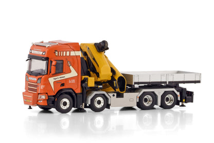 1:50 WSI Nielsen SCANIA R 8X4 Folding Arm Dump Truck Construction Diecast Model