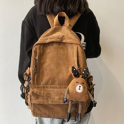 Large Backpacks Solid Zipper Purse Traveling Bags 33*17*43 CM Oxford Nylon Black
