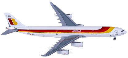 1:400 AeroClassics IBERIA AIRBUS A340-300 Passenger Airplane Diecast Plane Model