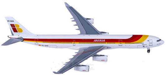 1:400 AeroClassics IBERIA AIRBUS A340-300 Passenger Airplane Diecast Plane Model