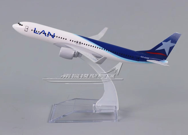16cm LAN BOEING 737-800 Passenger Aeroplane Diecast Plane Metal Aircraft Model
