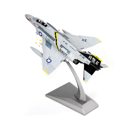 1:100 American F-4C Ghost Attack Aircraft Alloy Fighter Model Aircraft Ornaments