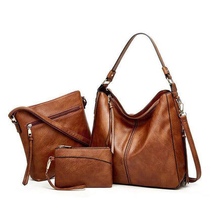 3-piece Suits Women Bag Shoulder Bag Handbag Women Ladies Purse Tote Bag