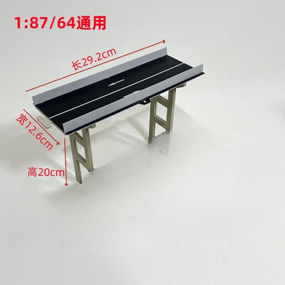 1/64 /150 Scale Diorama City Highway Street Road Bridge Model Scene Viaduct Toys