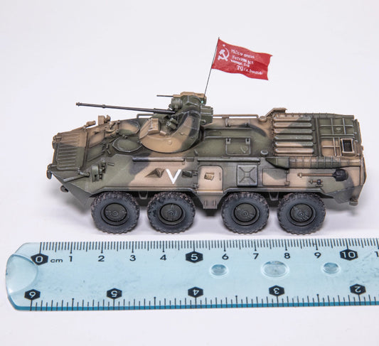 1:72 ARTISAN BTR80A Armored Vehicle Plastic Diecast Military Armor Model