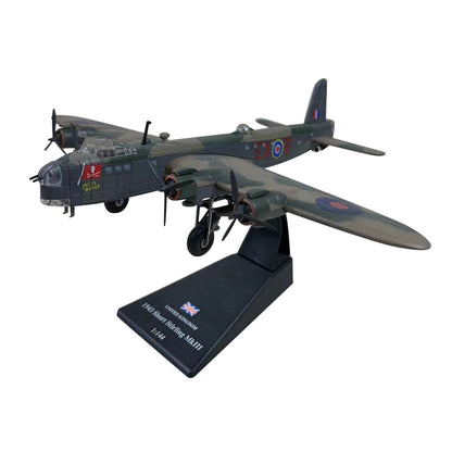 1/144 Scale Diecast Alloy WWII Short Sterling MK.lll Bomber Aircraft Model