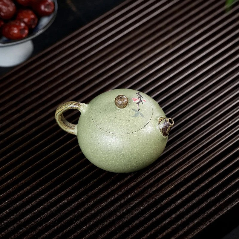 210ml Chinese Yixing Purple Clay Handmade Xishi Pot Tea Kettle Chinese Teaware