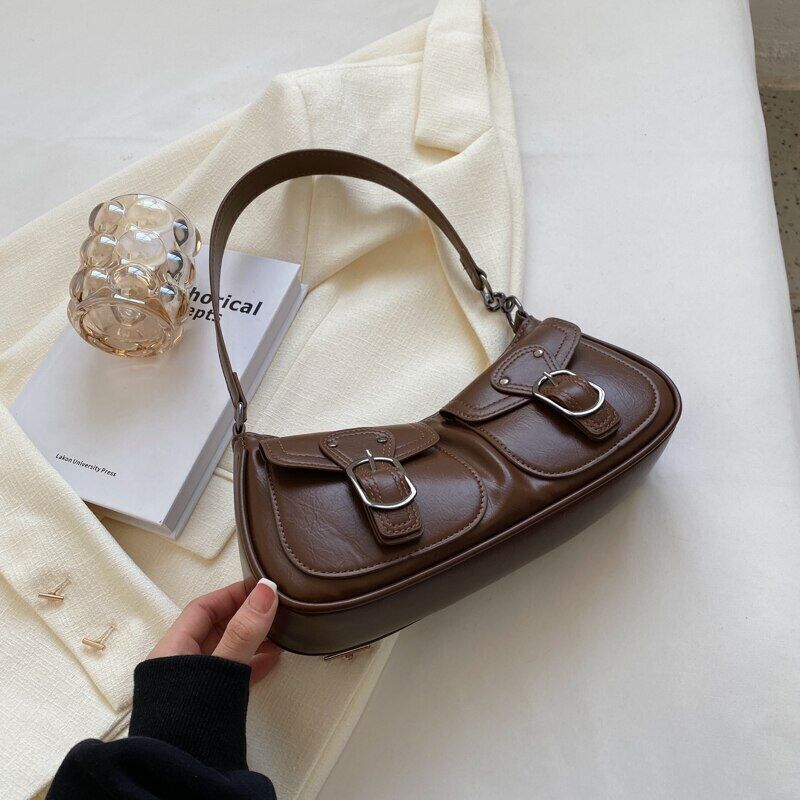 Shoulder Bag Women Female Small Pocket Underarm Handbags and Purses