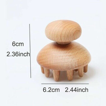 Massage Roller Guasha Anti Cellulite Fascia Body Pain Relief Wood Therapy Tool