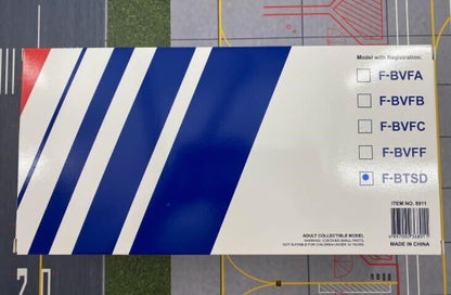 1:200 31CM Hogan AIR FRANCE Concorde Passenger Aircraft Diecast Plane Model