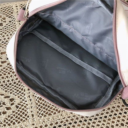 Cute Backpack Women Waterproof Nylon Small Shoulder Bag Schoolbags Flower Travel