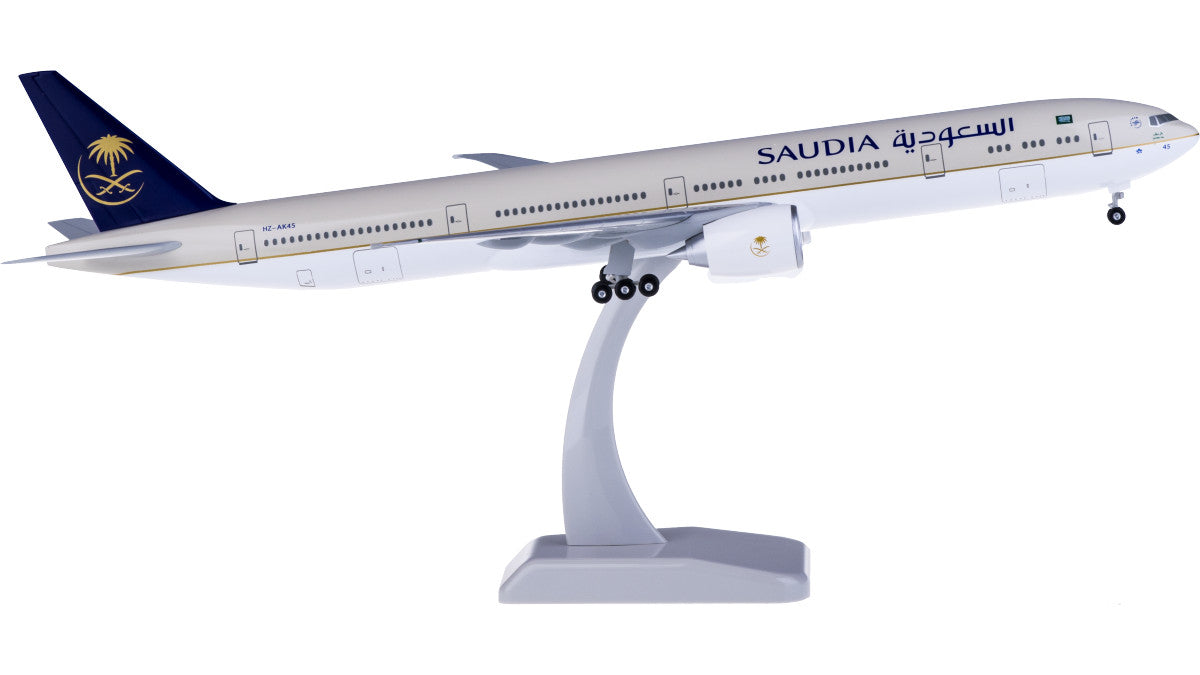 1:200 37CM Hogan Saudia BOEING 777-300ER Passenger Airplane ABS  Plastic Model