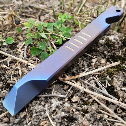 Titanium Pry Bar Crowbar Bottle Opener EDC Pocket Multi Tools Keychain Crowbar