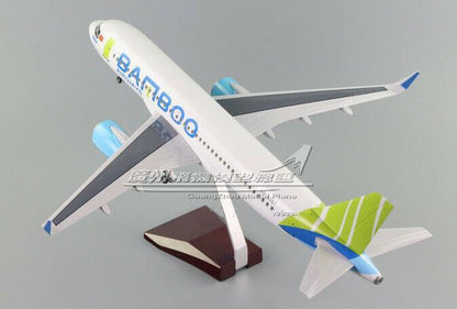 47CM 1:80 BAMBOO AIRBUS A320neo Passenger Airplane Landing Gears Resin Model