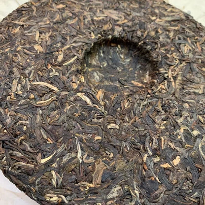 2002 Yunnan Aged Puerh Tea Ban Zhang Old Tea Pu-erh Raw Tea Puer Tea Cake 357g