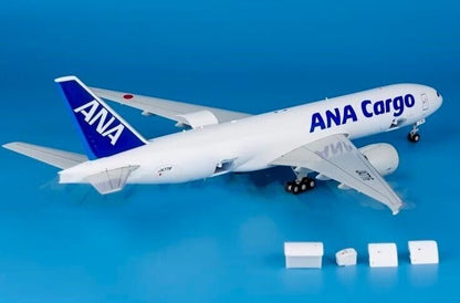 1:200 32CM JC Wings ANA BOEING 777-200LRF Aircraft Plane Diecast Airplane Model