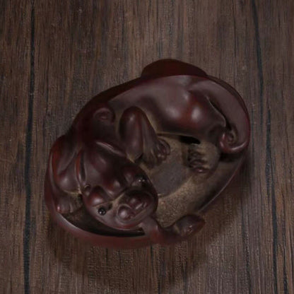 Beautiful chinese tea pet dragon pixiu zisha Clay Fun Gongfu mini Wealth yixing