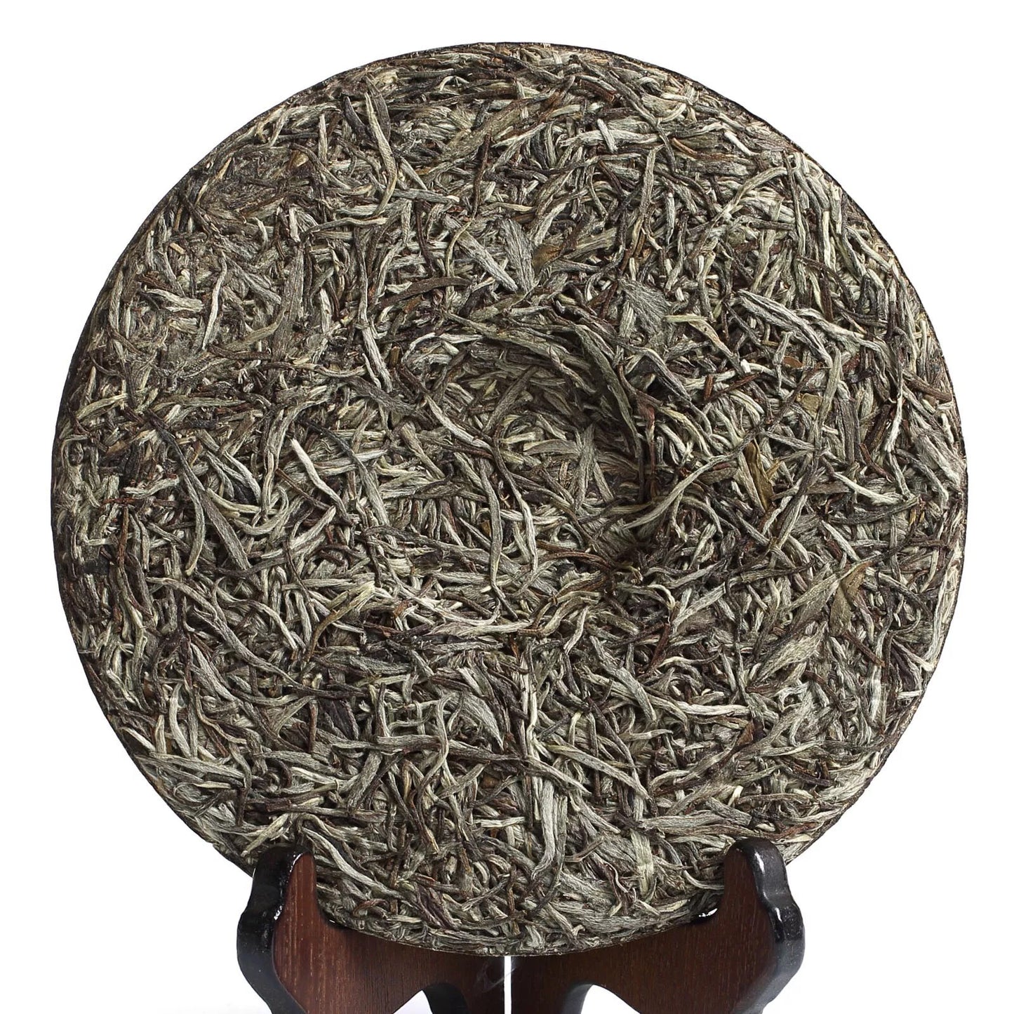 2021 Year 300g Supreme Silver Needle White Tea Cake Fuding Bai Hao Yin Zhen Tips