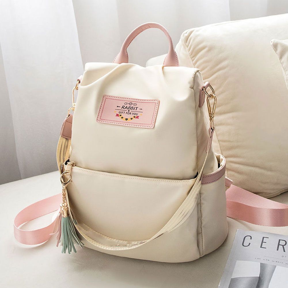 Women Backpack Canvas Teenage Bags Candy Color School Bag Outdoor Travel College