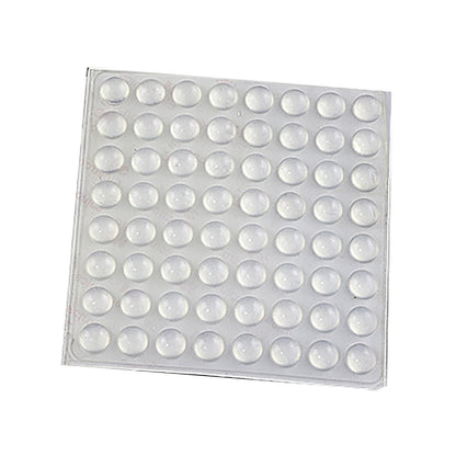 64Pcs New CLEAR Ball Round Anti-Collision Silicone Pad With 3M Sticker 12*2mm G