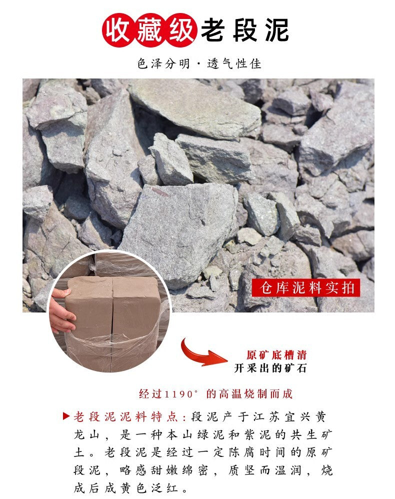 160cc chinese Yixing Handmade Zisha teapot Duan Clay Grape Hu Gongfu Tea Pot