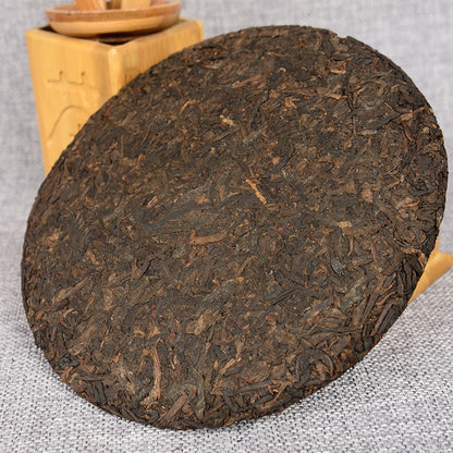 357g Yunnan Tea Shen Shan Ye Yun Ripe Tea Cake Qi Zi Cake Tea Ripe Pu Erh Tea