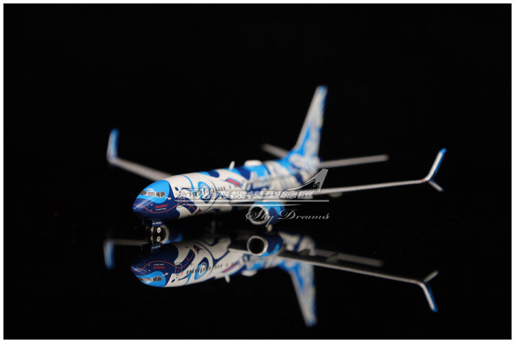 1:400 GeminiJets Alaska BOEING B737-800 Airplane Diecast Plane Aircraft Model