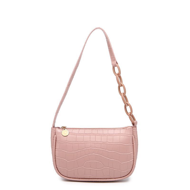Exquisite Shopping Bag Retro Totes Shoulder Bags Leather Chain Handbag 20*5*13CM