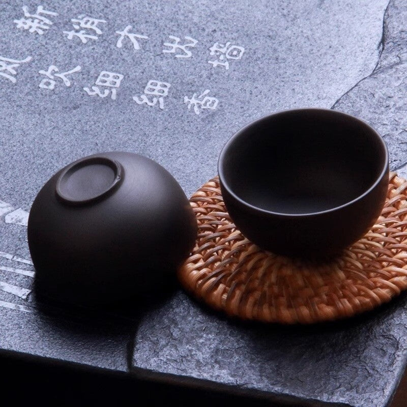20ml Small Puer Tea Cup Zisha Purple Clay Kungfu Tea Cup Marked Cup Zisha Cups