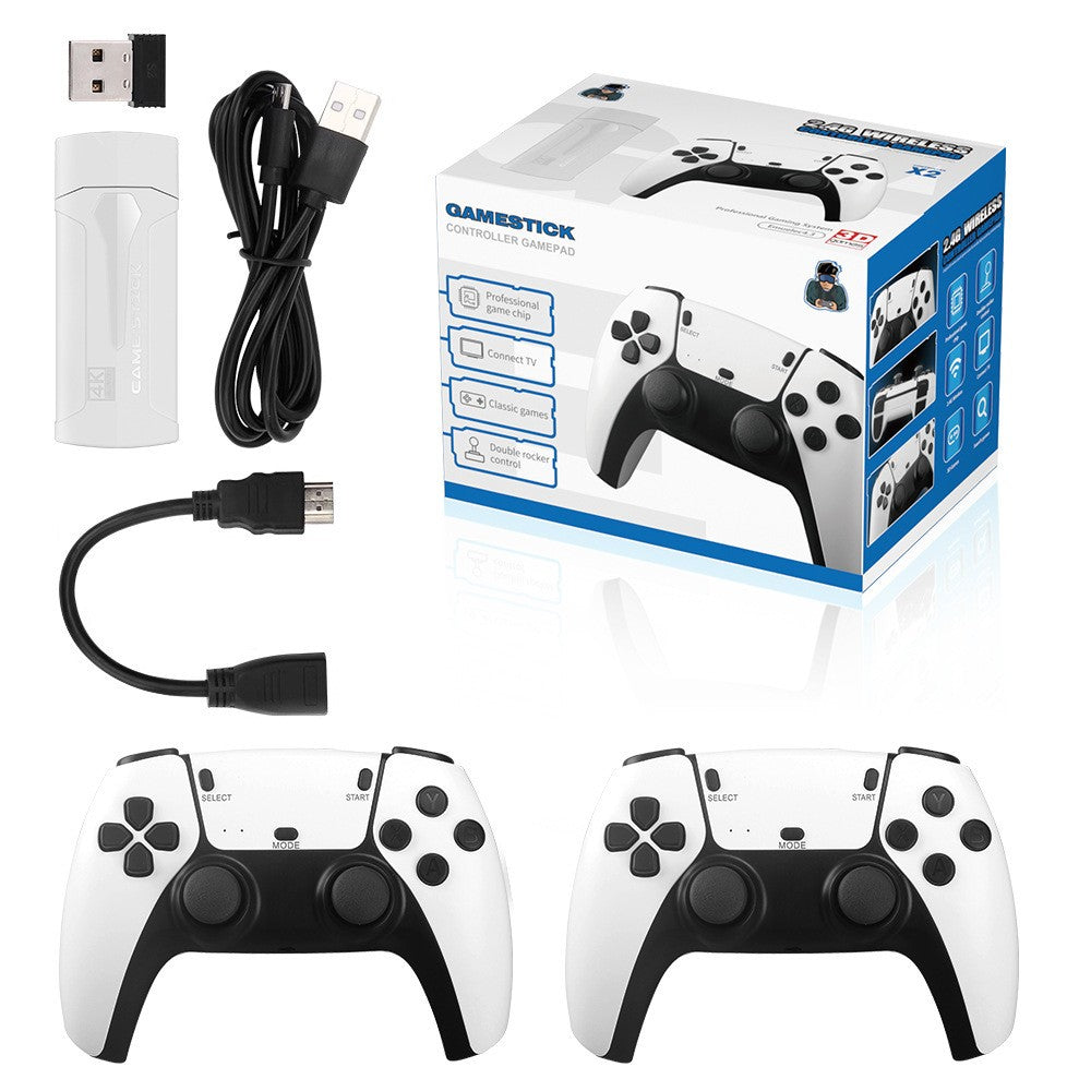 M8 Plus HD 4K TV Double Controller Gamepad Retro Home Game Console Gaming Player