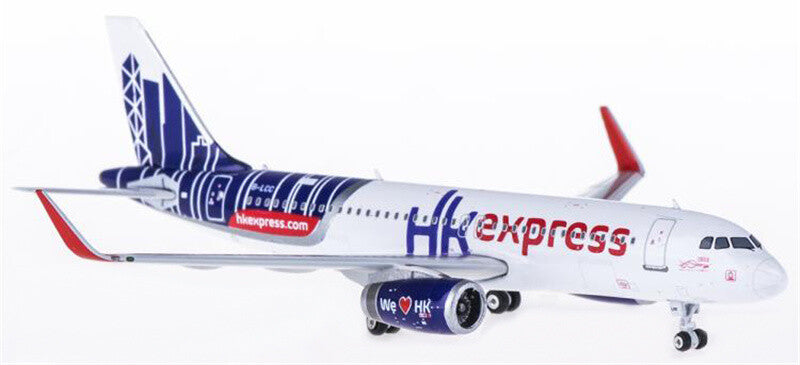 Phoenix HK Express Airbus A320 B-LCC 1:400 DIECAST Aircraft Pre-builded Model