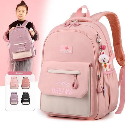 Backpack Girls Primary School Student Bag Children Bookbag Satchels Knapsack