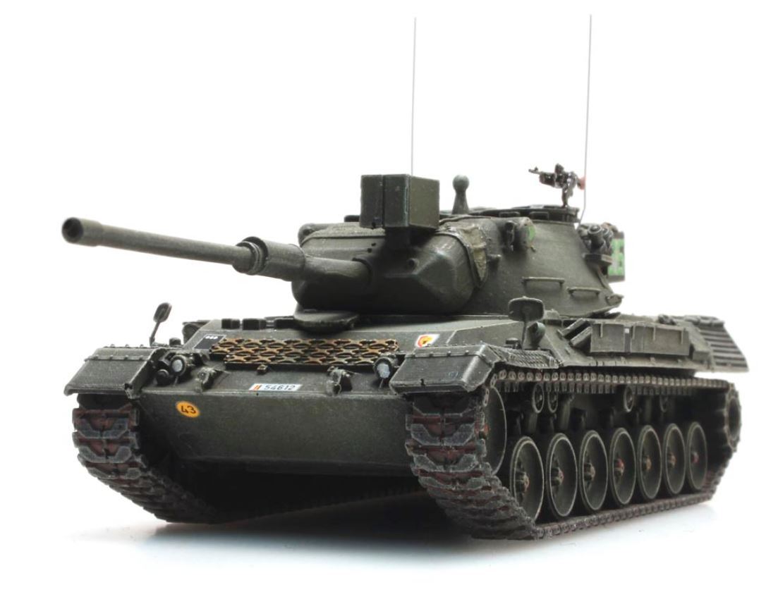ARTITEC Leopard I Belgian army 1/87 FINISHED MODEL TANK