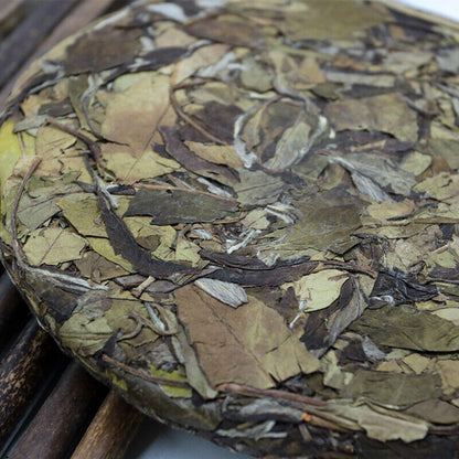 Organic Floral Fragrance Tea 300g Fuding White Tea Cake Shoumei Green Tea