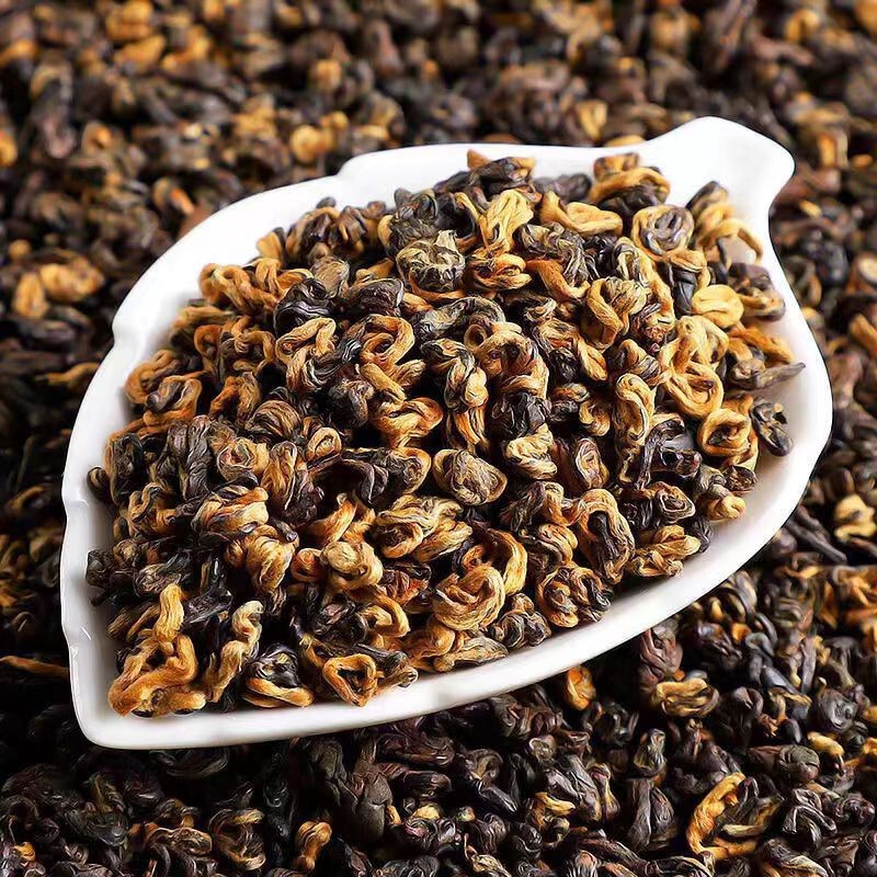 1000g Supreme Organic Yunnan Golden Buds Snail Dianhong Chinese Black Tea