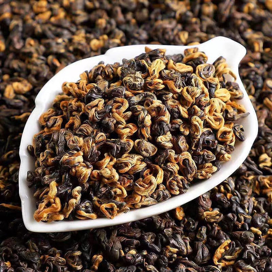 1000g Supreme Organic Yunnan Golden Buds Snail Dianhong Chinese Black Tea