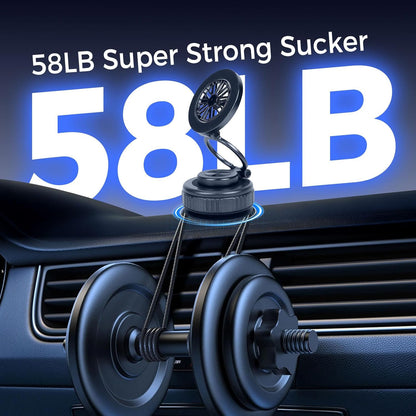 2026 Upgraded 360° Nano Gel Vacuum Magnetic Car Phone Holder,Reinforced Ultra Su