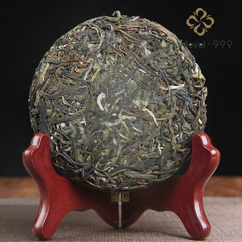 100g Raw Pu'er Tea Cake Yunnan Manzhuan Tea Mountain Ancient Tree Aged Leaf Tea