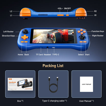 New Upgraded K56 Ultra Retro Handheld Game Console, 128GB Mini Video Game