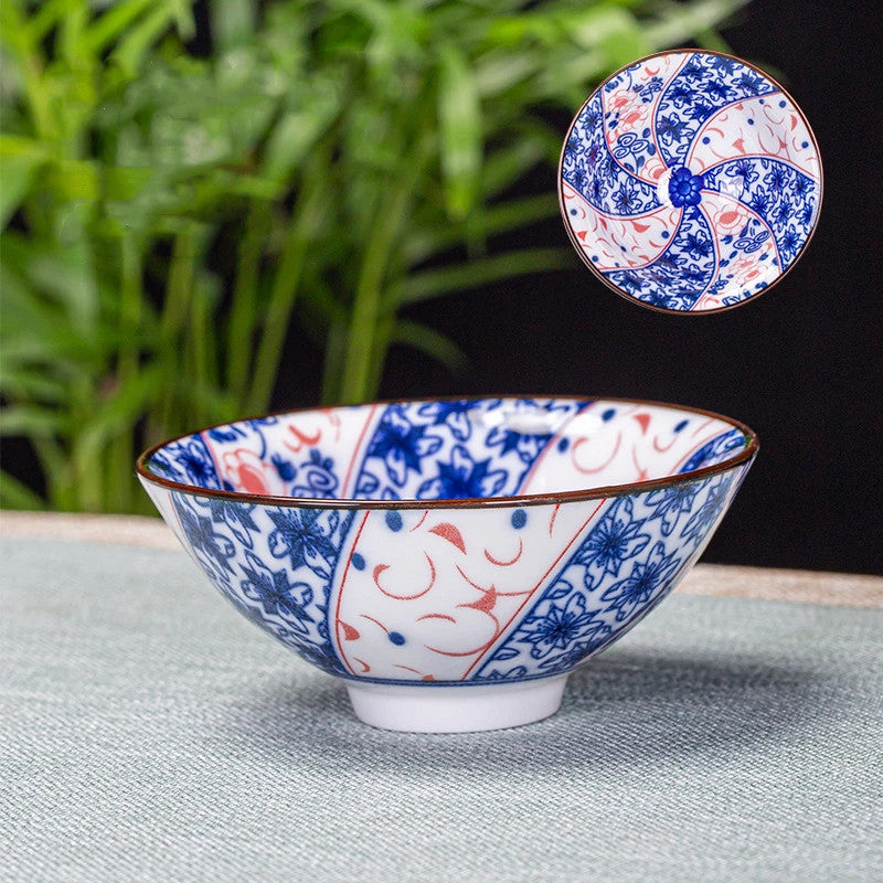 70ml 1Pc Chinese Blue and White Porcelain Teacup Ceramic Tea Bowl Master