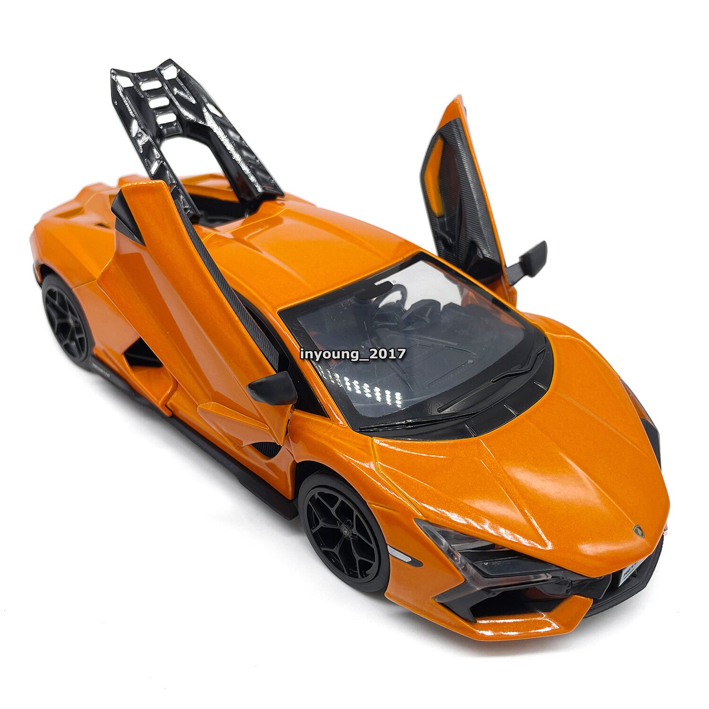 1/24 Lamborghini Revuelto Model Car Diecast Toy Vehicle Collectible Kids Orange