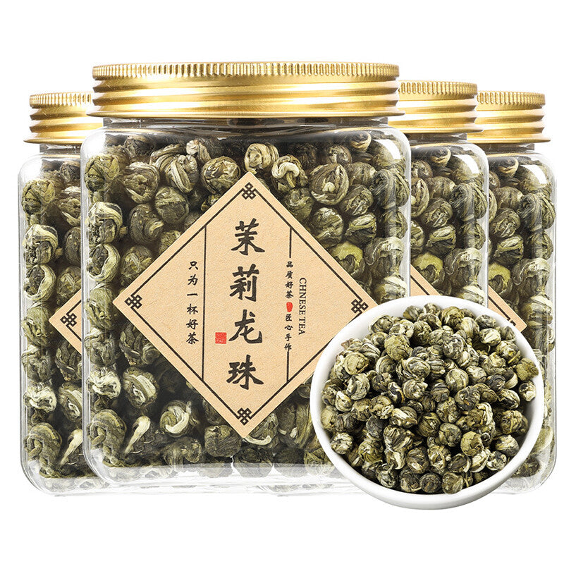 Imperial Jasmine Dragon Pearls Green Tea Loose Leaf - Premium Green Tea 125g