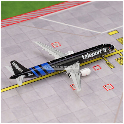 1:400 JC Wings AirAsia AIRBUS A321P2F Passenger Airplane Diecast Aircraft Model