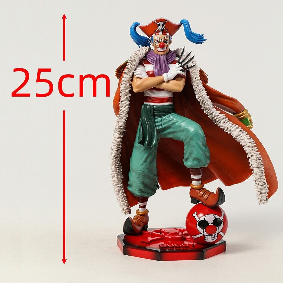 Anime One Piece Figure Buggy PVC Action Figure Collectible Model Toy Statue Doll