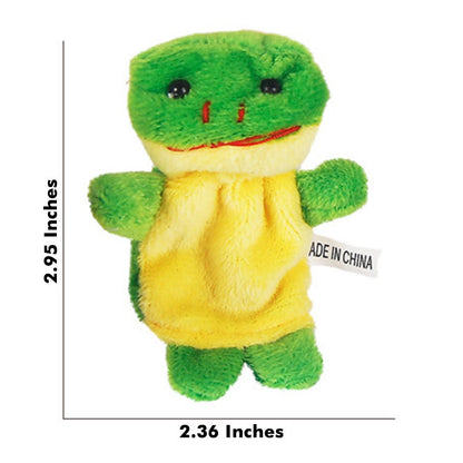 Elephant, Panda, Duck, Rabbit, Frog, Mouse, Cow, Bear, Dog, Hippo Finger Puppets
