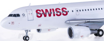 1:200 Herpa Swiss AIRBUS A319 Passenger Airplane ABS Plastic Aircraft Model