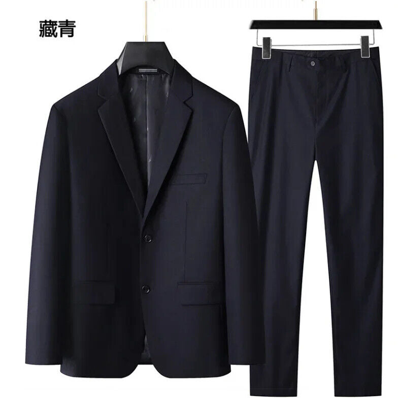 Men's Suit (suit + Vest + Trousers) Plus Fat Wedding Dress 3/2 Sets FourSeasons