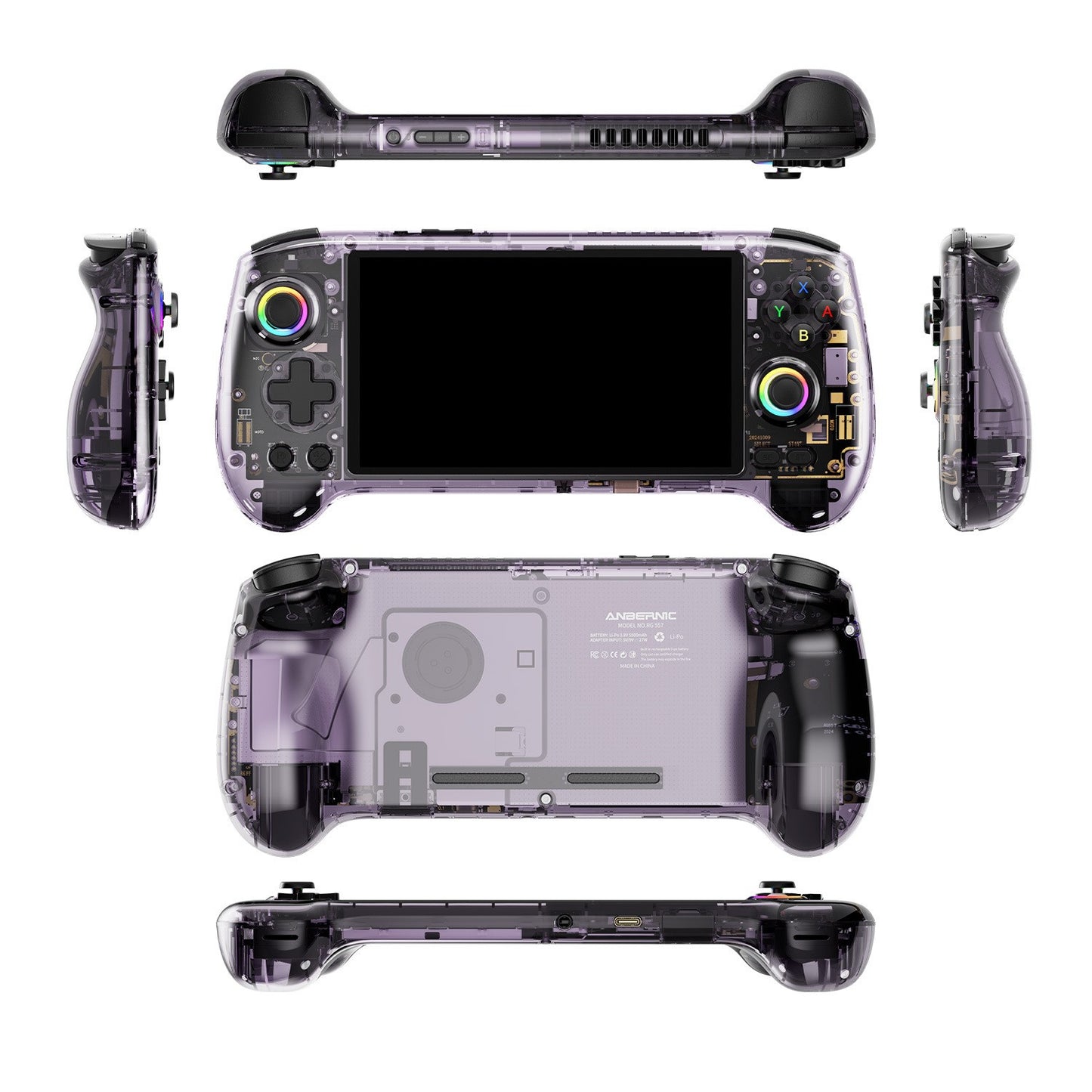 ANBERNIC RG557 5.48" AMOLED HD Screen Android 14 Handheld Game Console