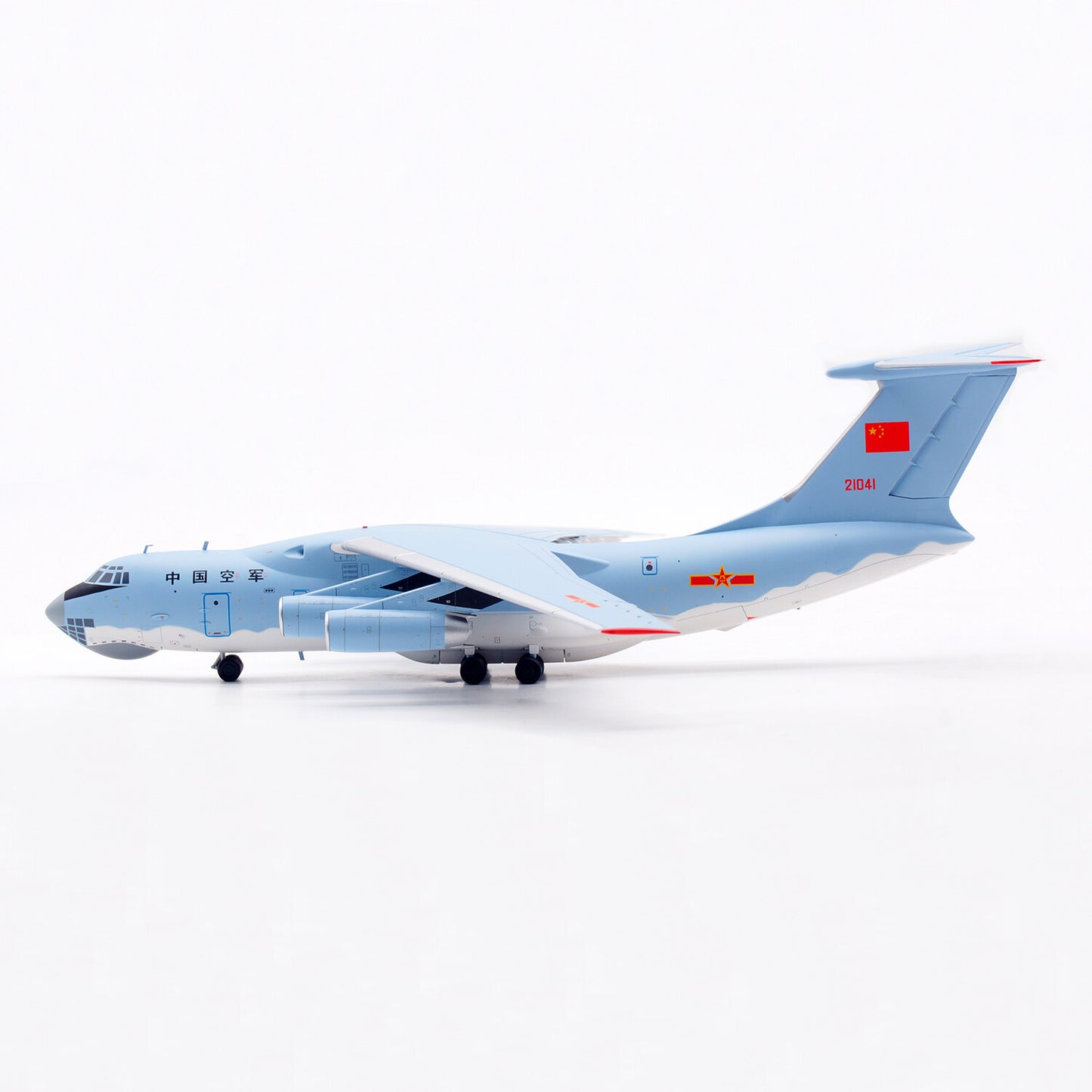 1:200 SQ Wings PLAAF Ilyushin Il-76 21041 Passenger Airplane Diecast Model