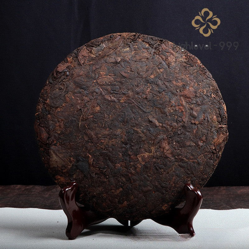 357g Ripe Pu'er Tea Cake 2008 Menghai Nannuoshan Aged Mountain Compressed Tea